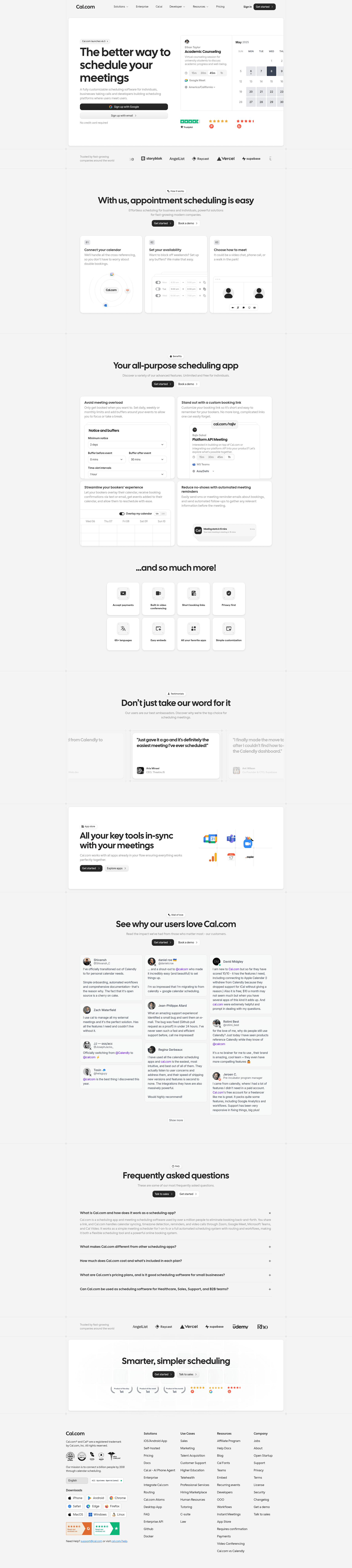 Cal.com screenshot